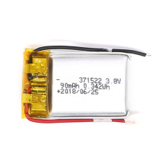 3.7V 90mAh Lithium Polymer Battery/Lipo Battery with Size 22*15*3.7mm